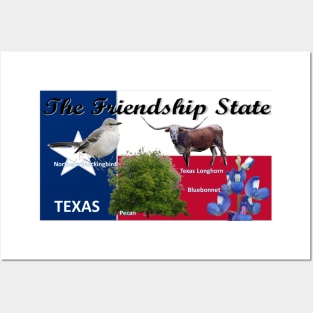 Texas State Flag and Symbols Posters and Art
